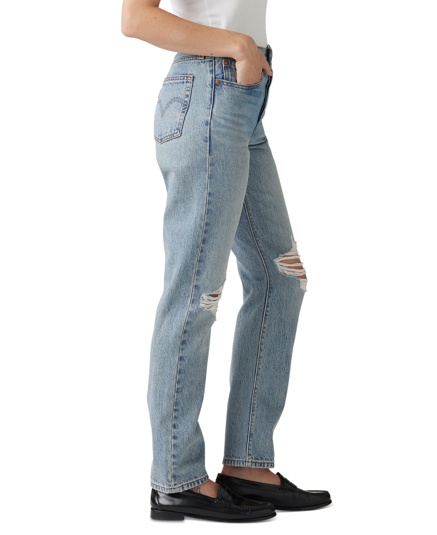 Levi's Women's 501 Original-Fit Straight-Leg Jeans - Plan To Stay