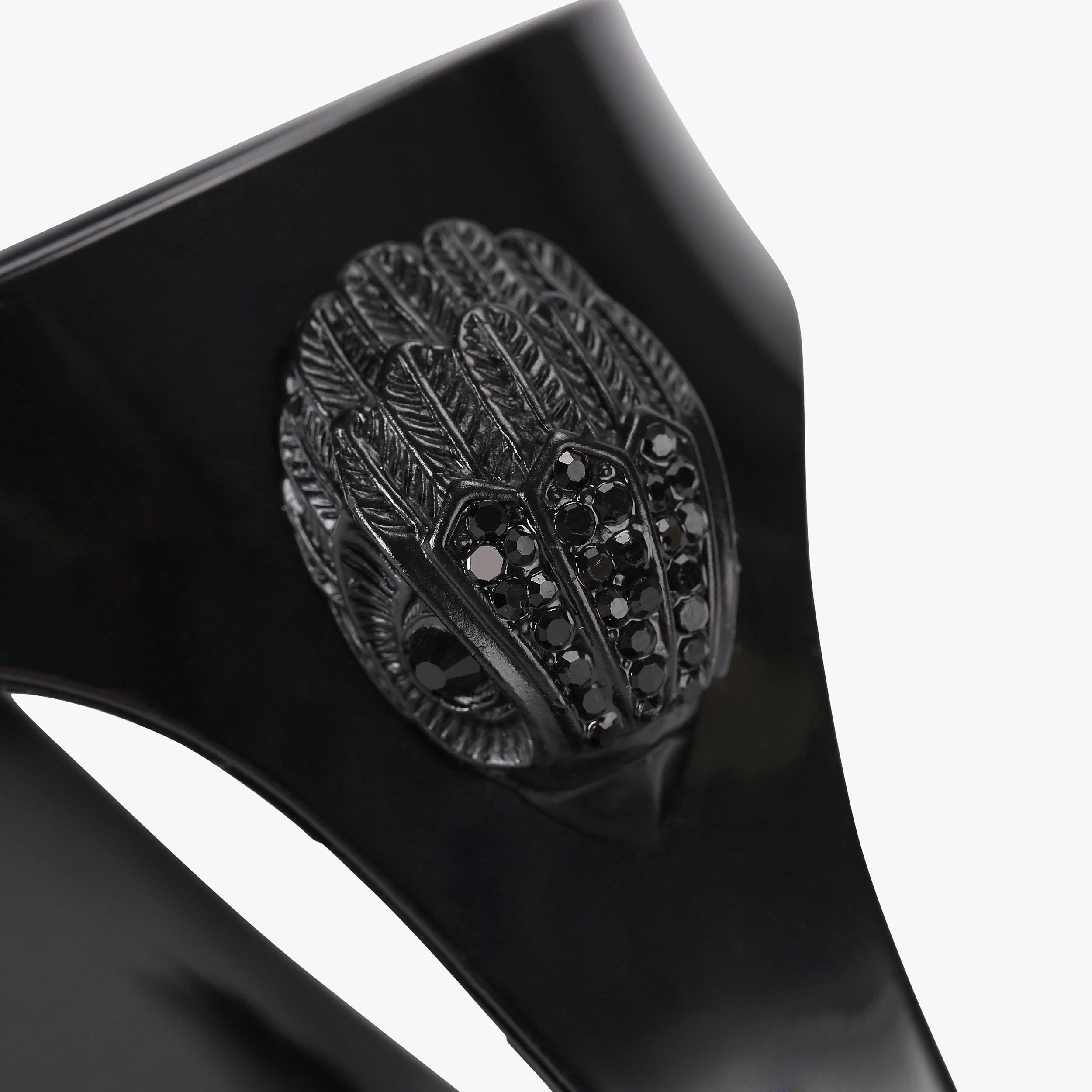 Kurt Geiger London Maddison T-bar Drench Sandal - Black - view 6