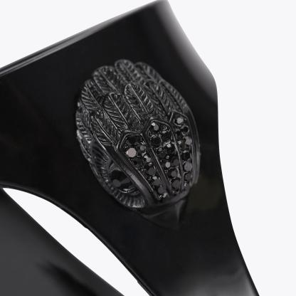 Kurt Geiger London Maddison T-bar Drench Sandal - Black - view 6