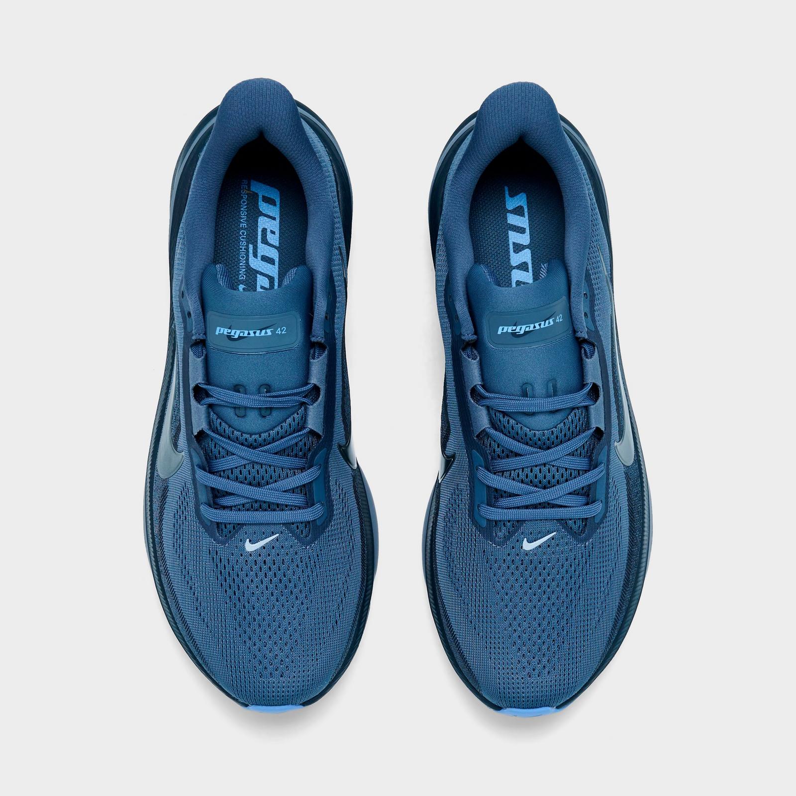 Men's Nike Pegasus 42 Running Shoes - Diffused Blue/Cool Grey/Obsidian/Royal Pulse