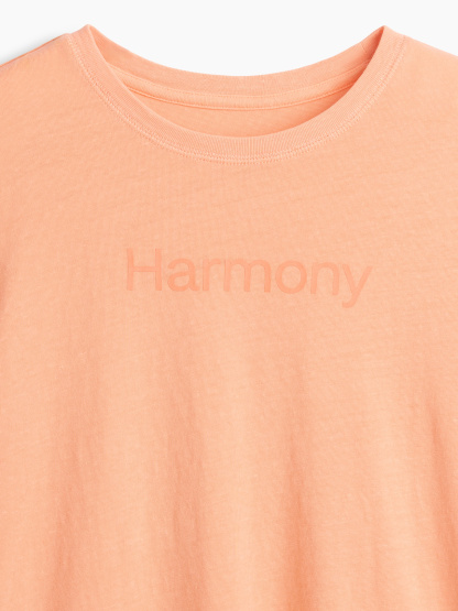 100% Cotton Authentic Shrunken T-Shirt - Harmony orange