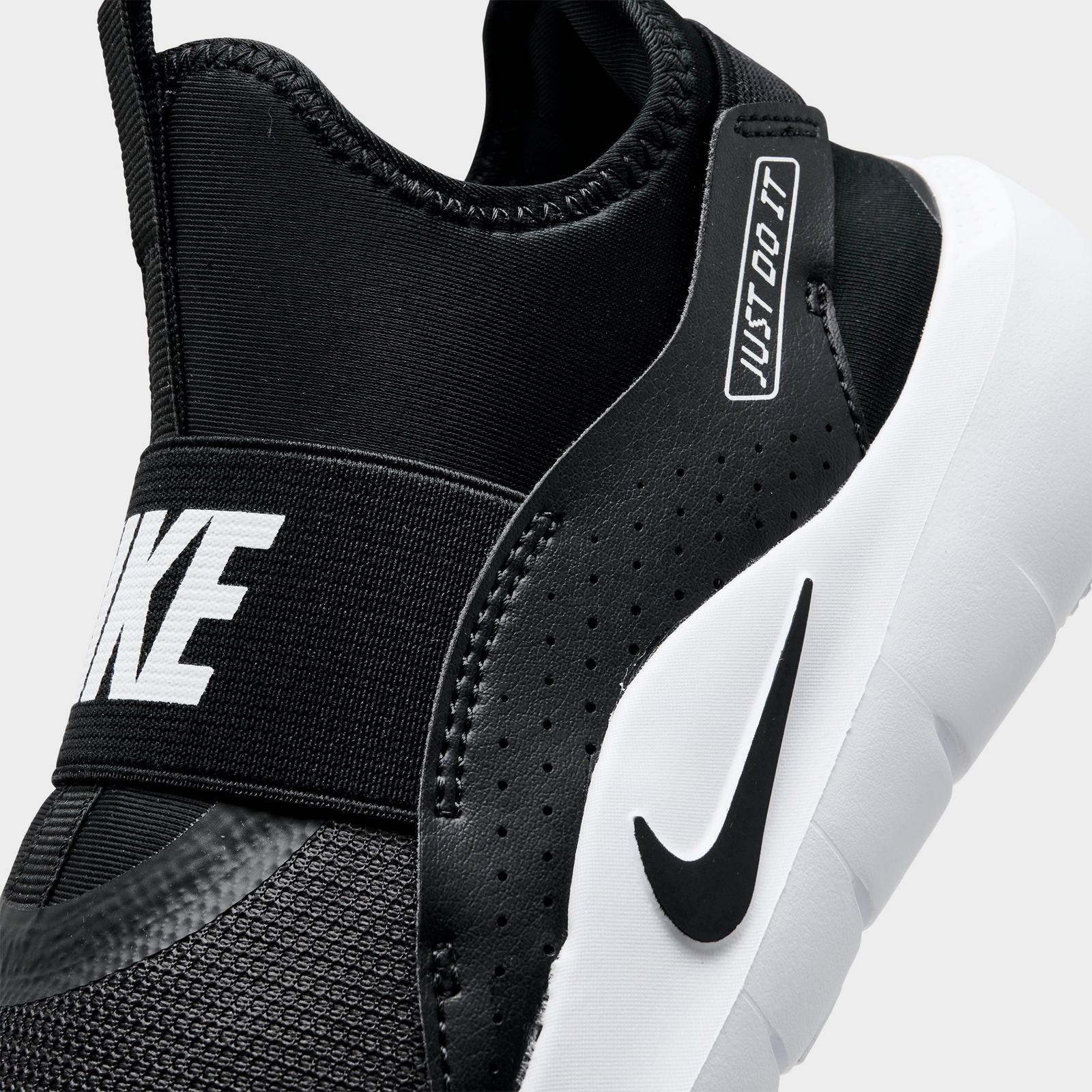 Little Kids' Nike Flex Runner 4 Running Shoes - Black/White/White/Black