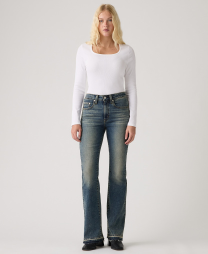 Levi's Women's 726 High-Rise Slim Fit Flare Jeans - Believe In Me No Dx