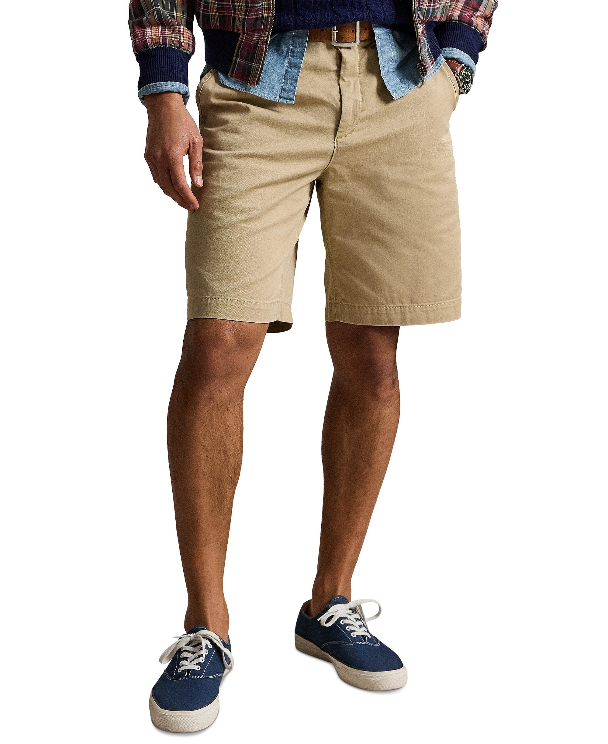 Polo Ralph Lauren Men's Relaxed Fit Twill 10" Short - White