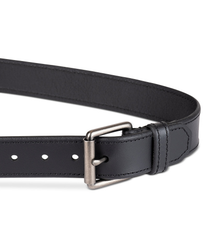 Levi's Men's Beveled-Edge Leather Belt - Black