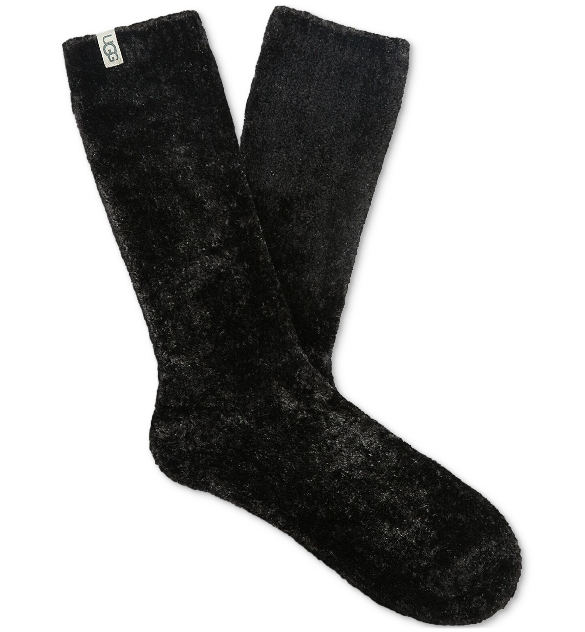 UGG Women's Leda Cozy Knit Crew Socks - Black