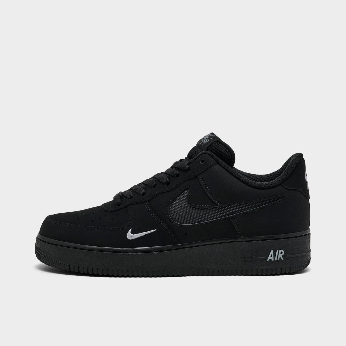Men's Nike Air Force 1 '07 LV8 Casual Shoes - Black/Cool Grey/Cool Grey