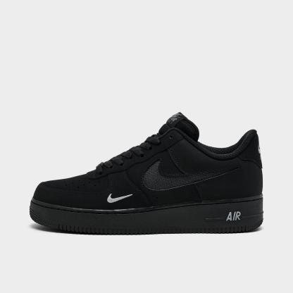 Men's Nike Air Force 1 '07 LV8 Casual Shoes - Black/Cool Grey/Cool Grey