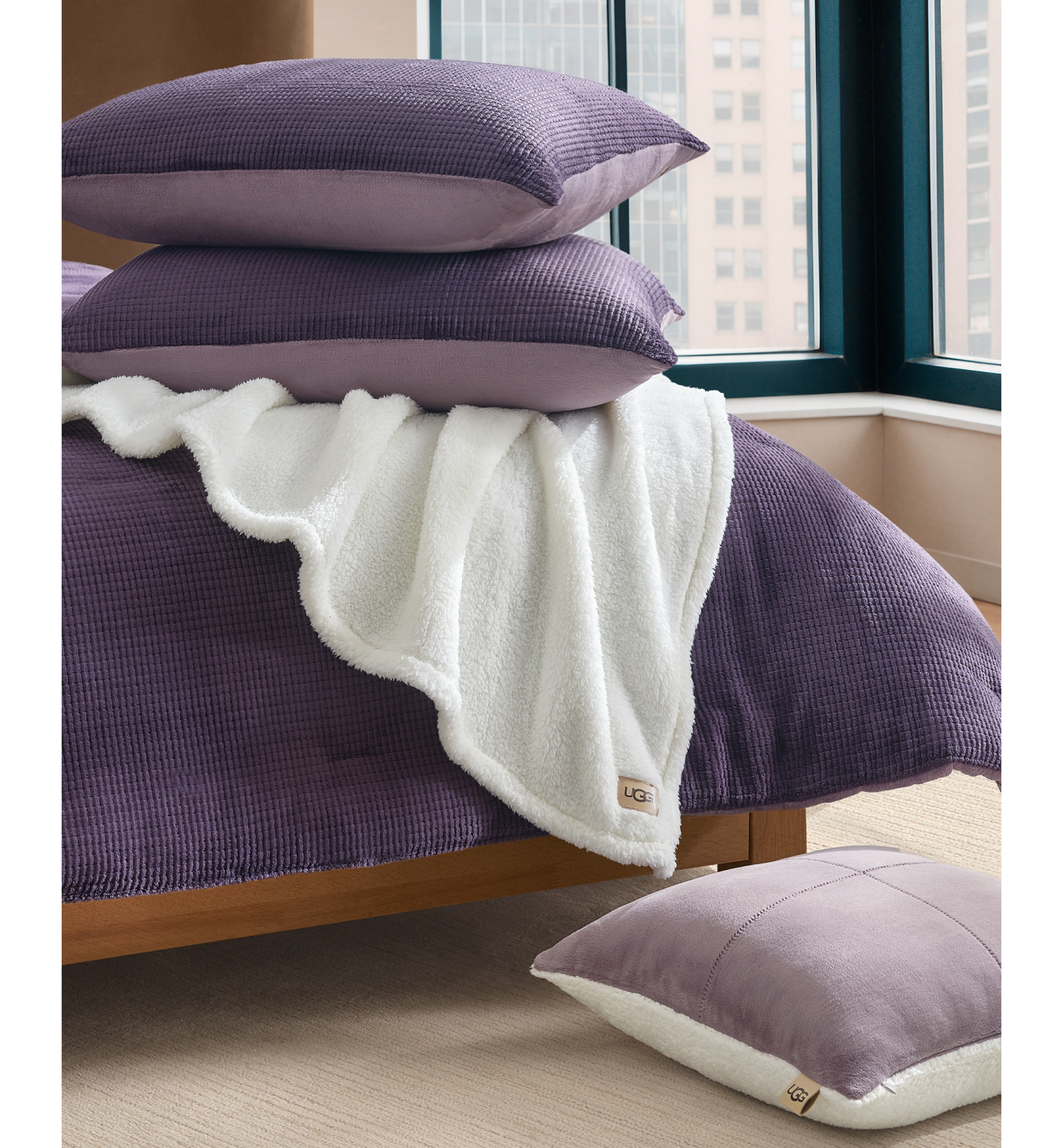UGG® Brody Reversible Comforter Sets - Fiction