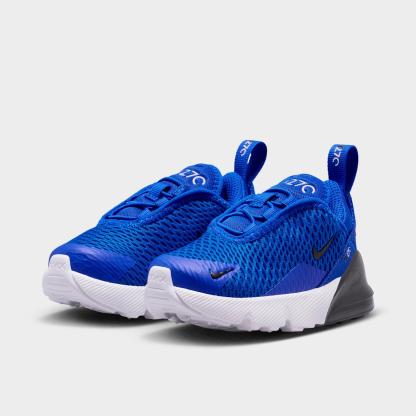 Kids' Toddler Nithtke Air Max 270 Casual Shoes - Racer Blue/White/Black - Both shoes facing left