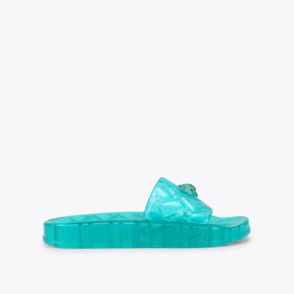 Kurt Geiger London Meena Jelly Slide - Green