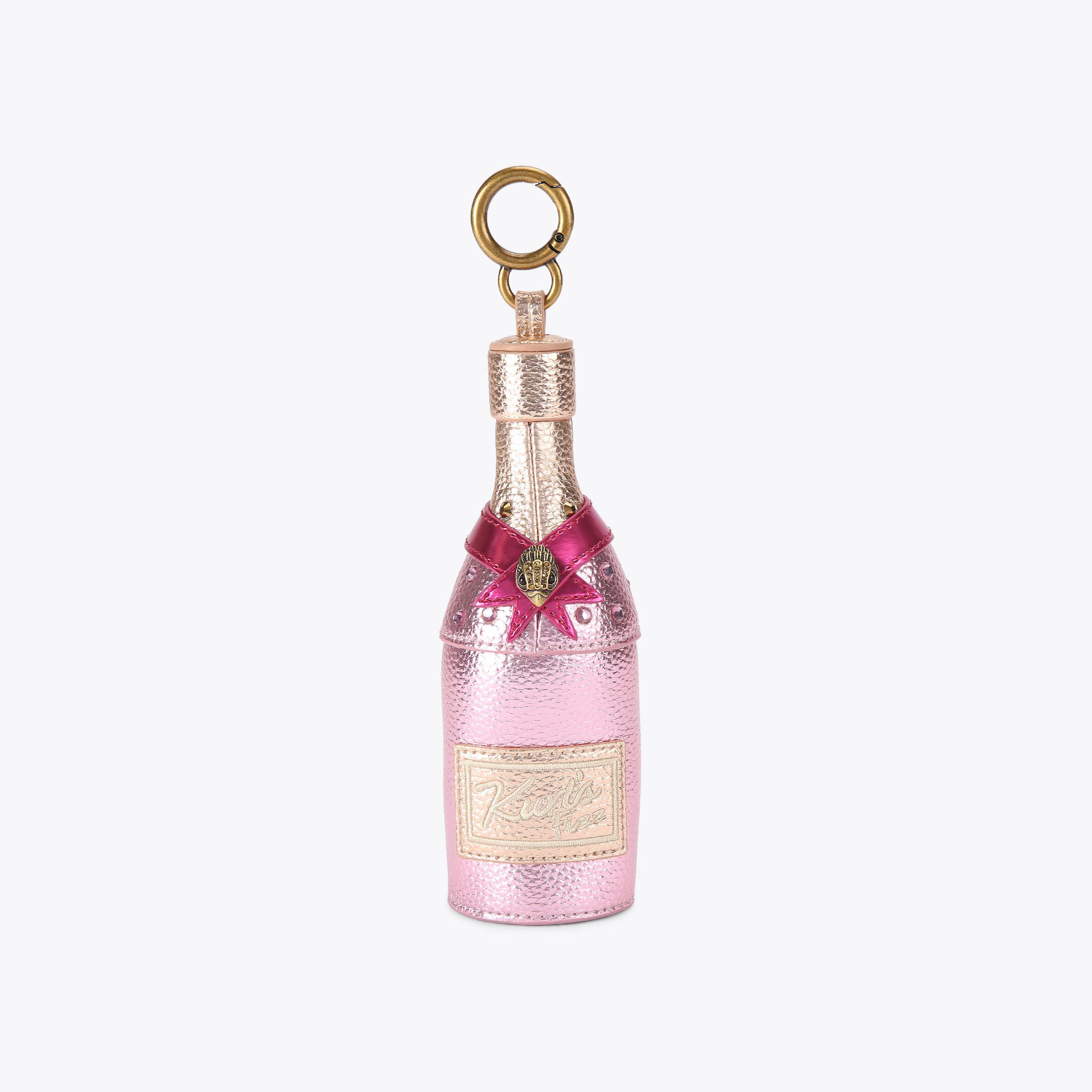 Kurt Geiger London Champagne Bottle Charm - Pink