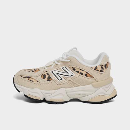 Girls' Toddler New Balance 9060 Casual Shoes - Beige Leopard - view 1