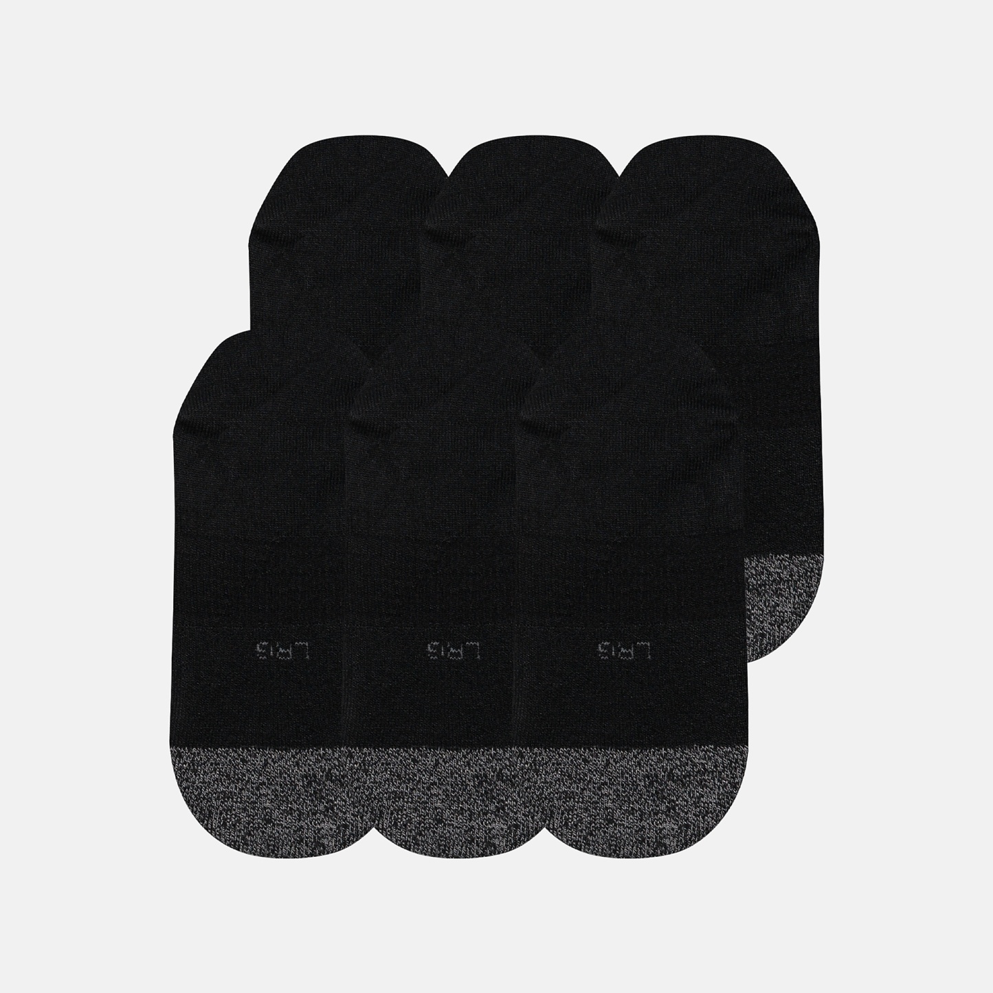 New Balance Active Invisible No Show Socks 6 Pack, LAS65211BK