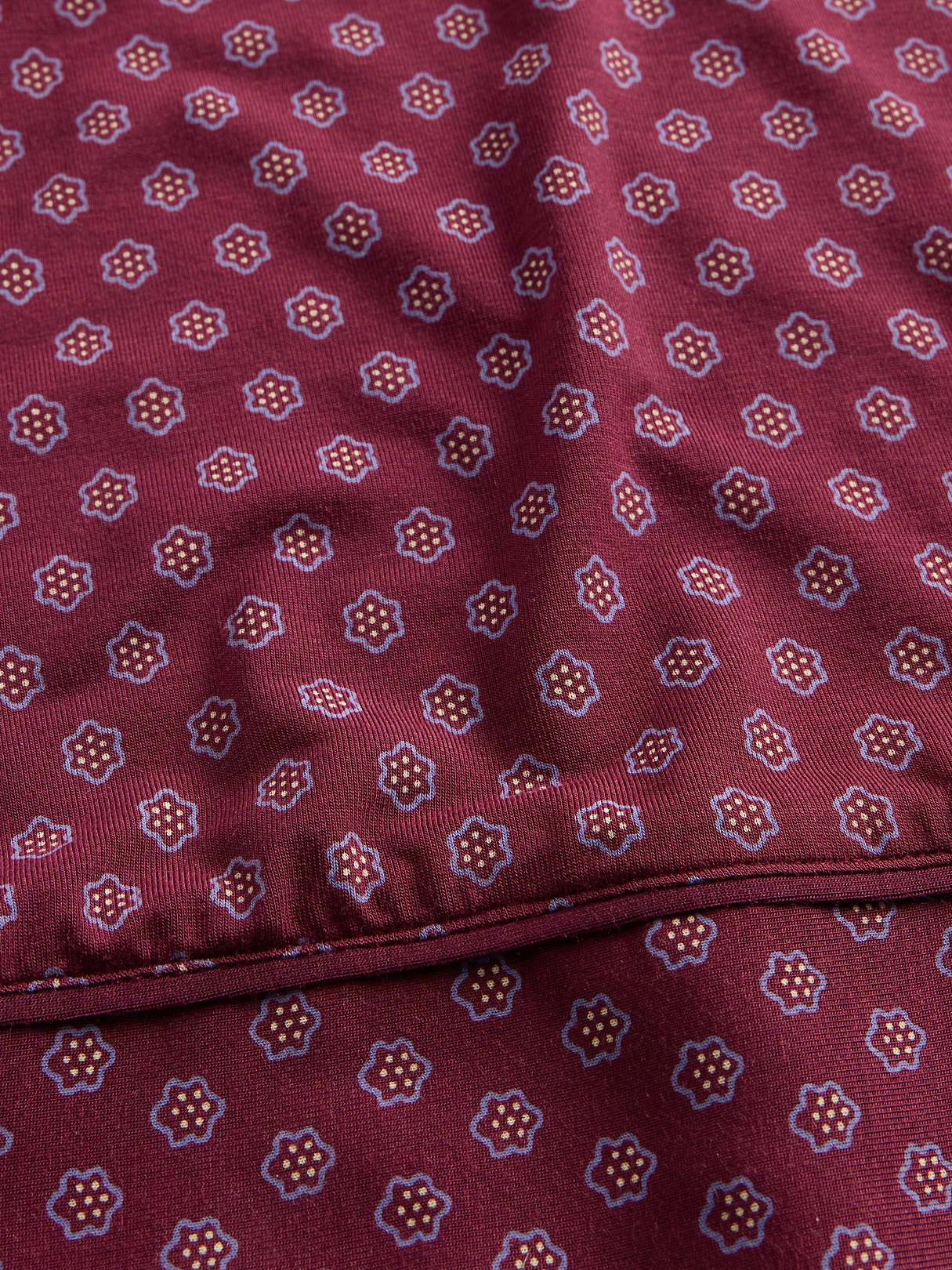SoftMade Modal PJ Pants - Burgundy purple print