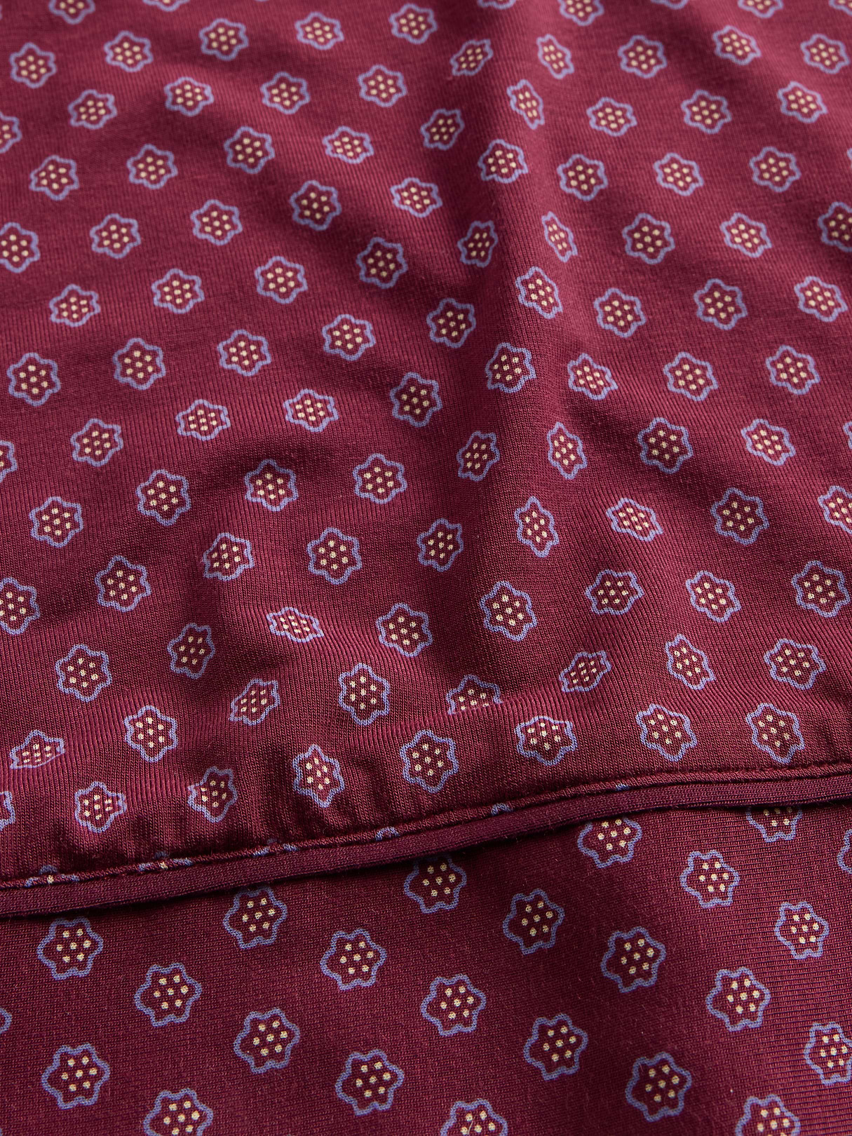 SoftMade Modal PJ Pants - Burgundy purple print