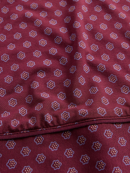 SoftMade Modal PJ Pants - Burgundy purple print