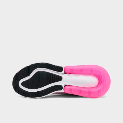 Women's Nithtke Air Max 270 Casual Shoes - Part 1 - Photon Dust/Metallic Silver/Hyper Pink - Bottom view