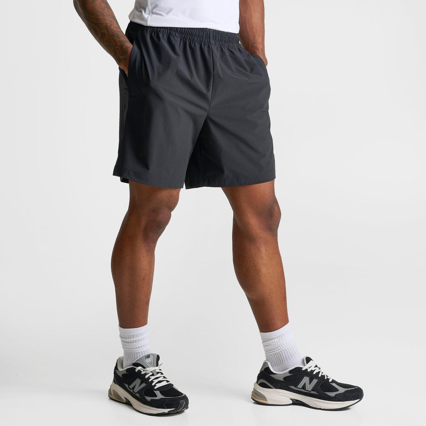 Men's New Balance Athletics 7" Stretch-Woven Shorts - Black - view 3