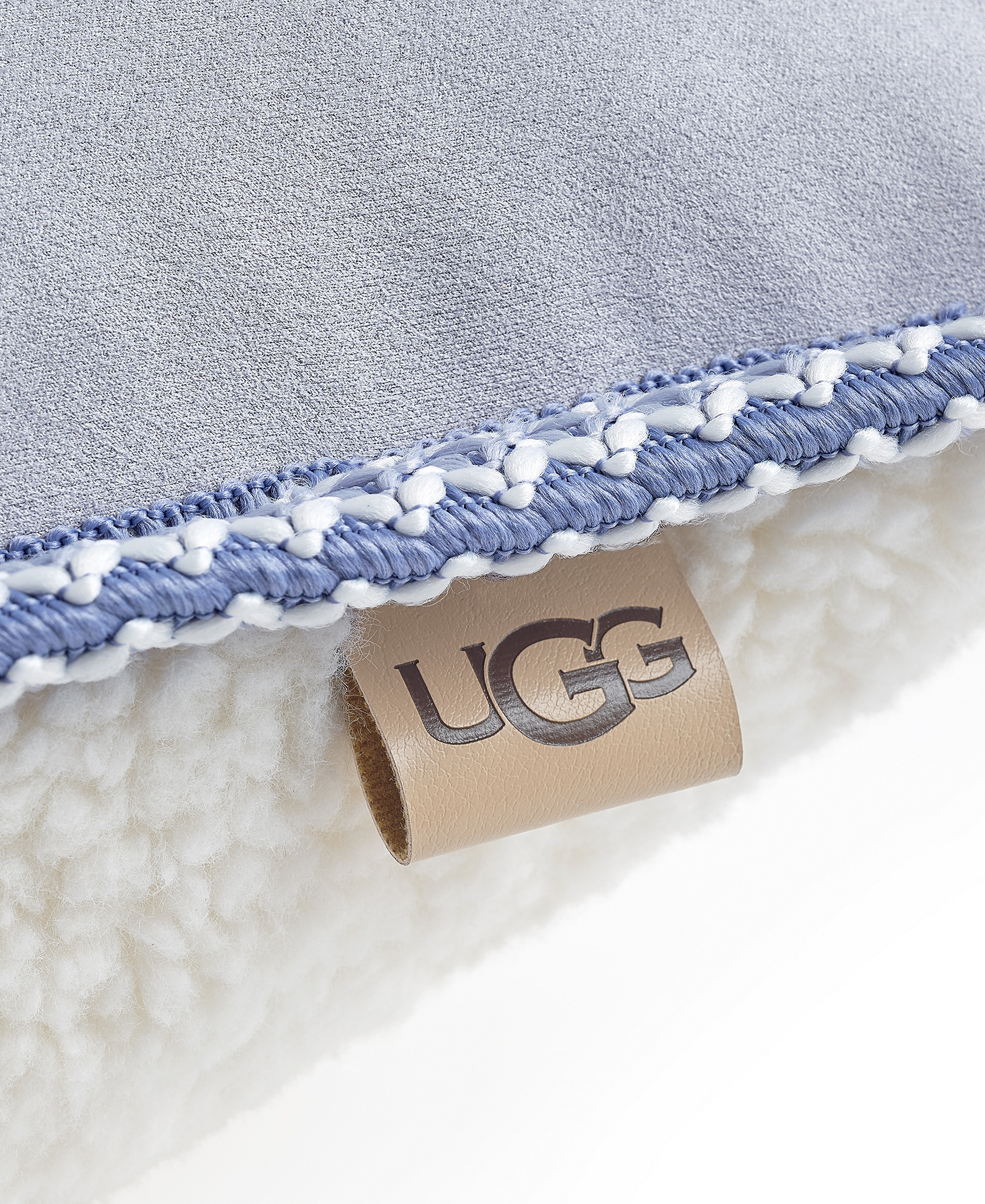 Kirkwood UGG Braid Decorative Pillow, 20" x 20" - Misty Wisteria