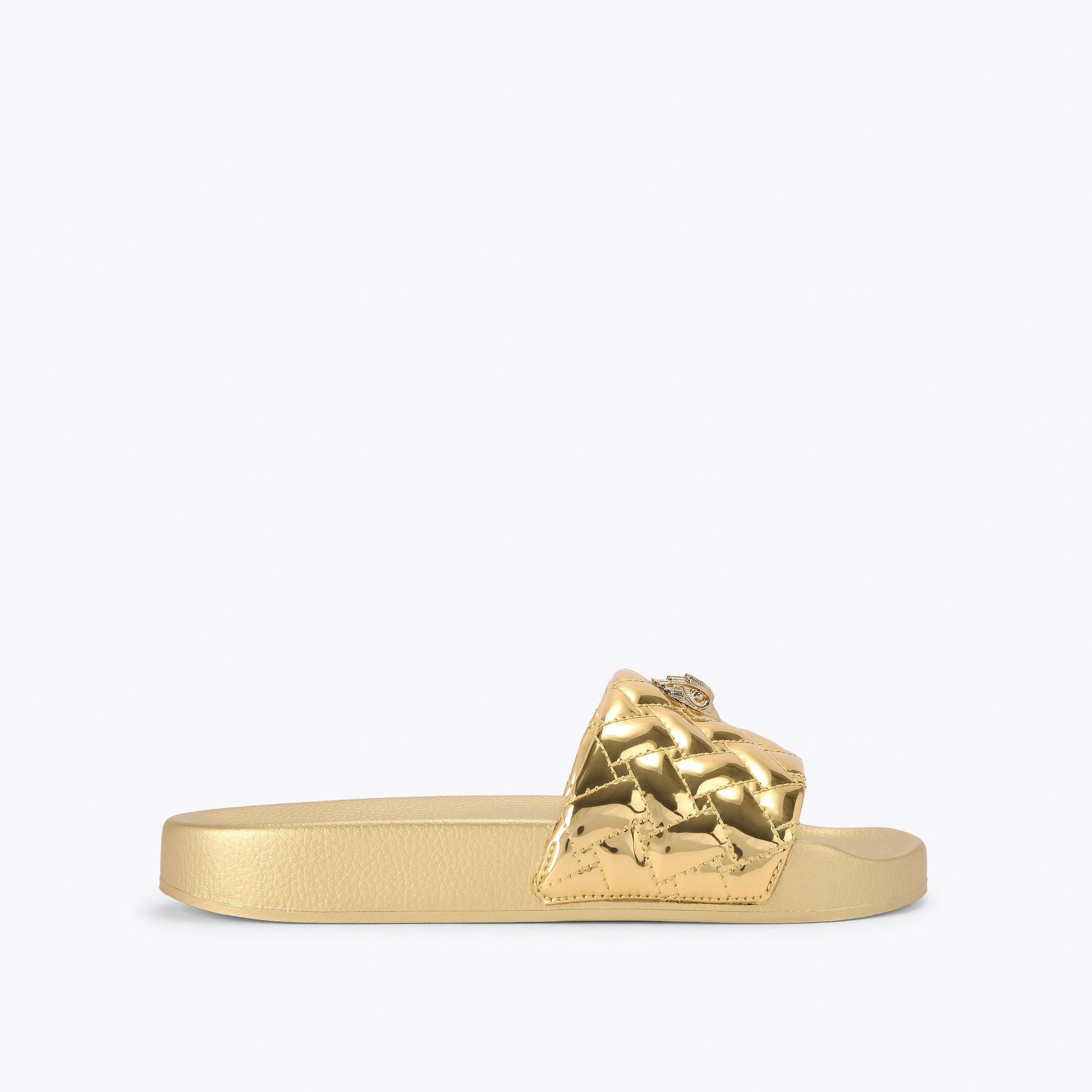 Kurt Geiger London Meena Eagle Slide - Metallics