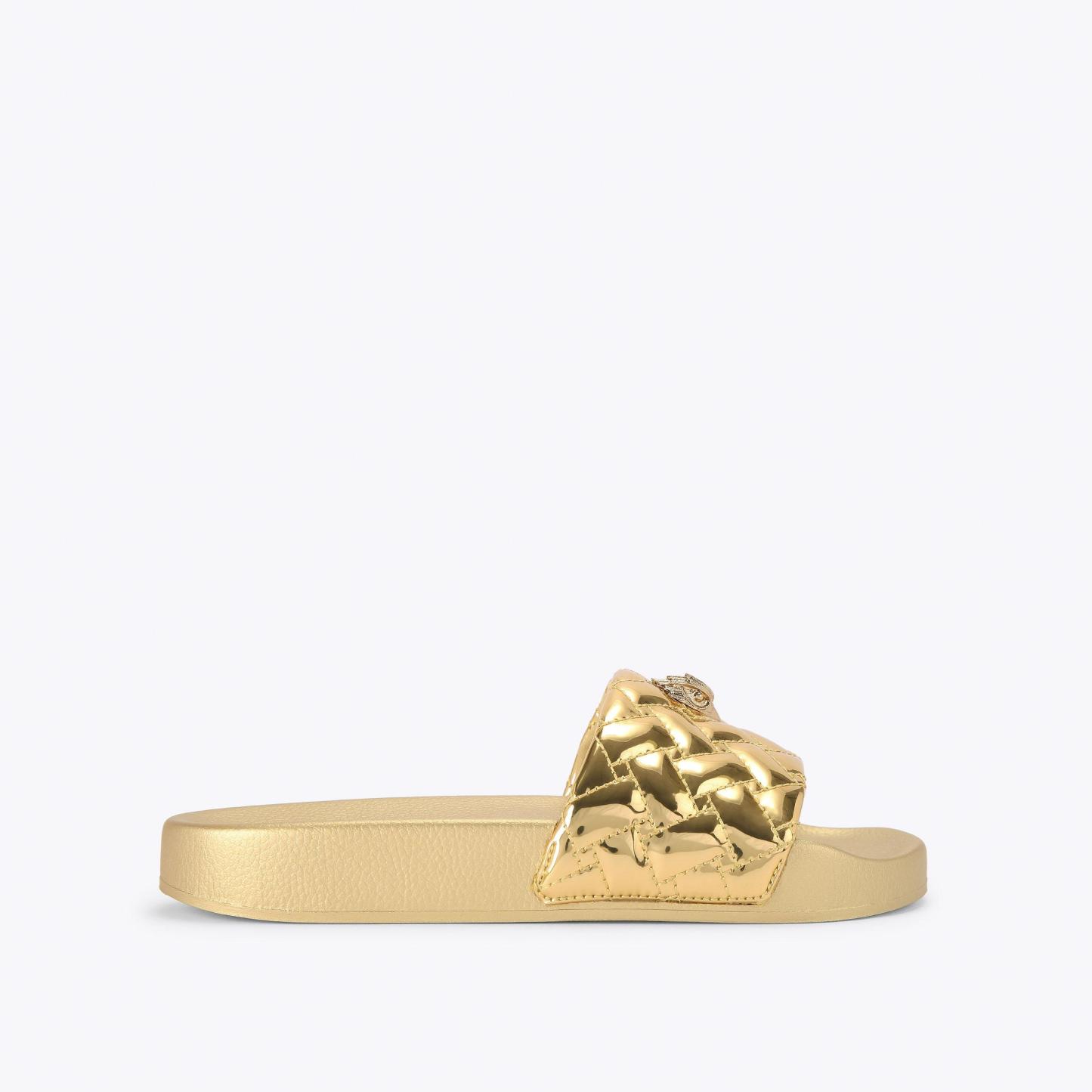 Kurt Geiger London Meena Eagle Slide - Metallics
