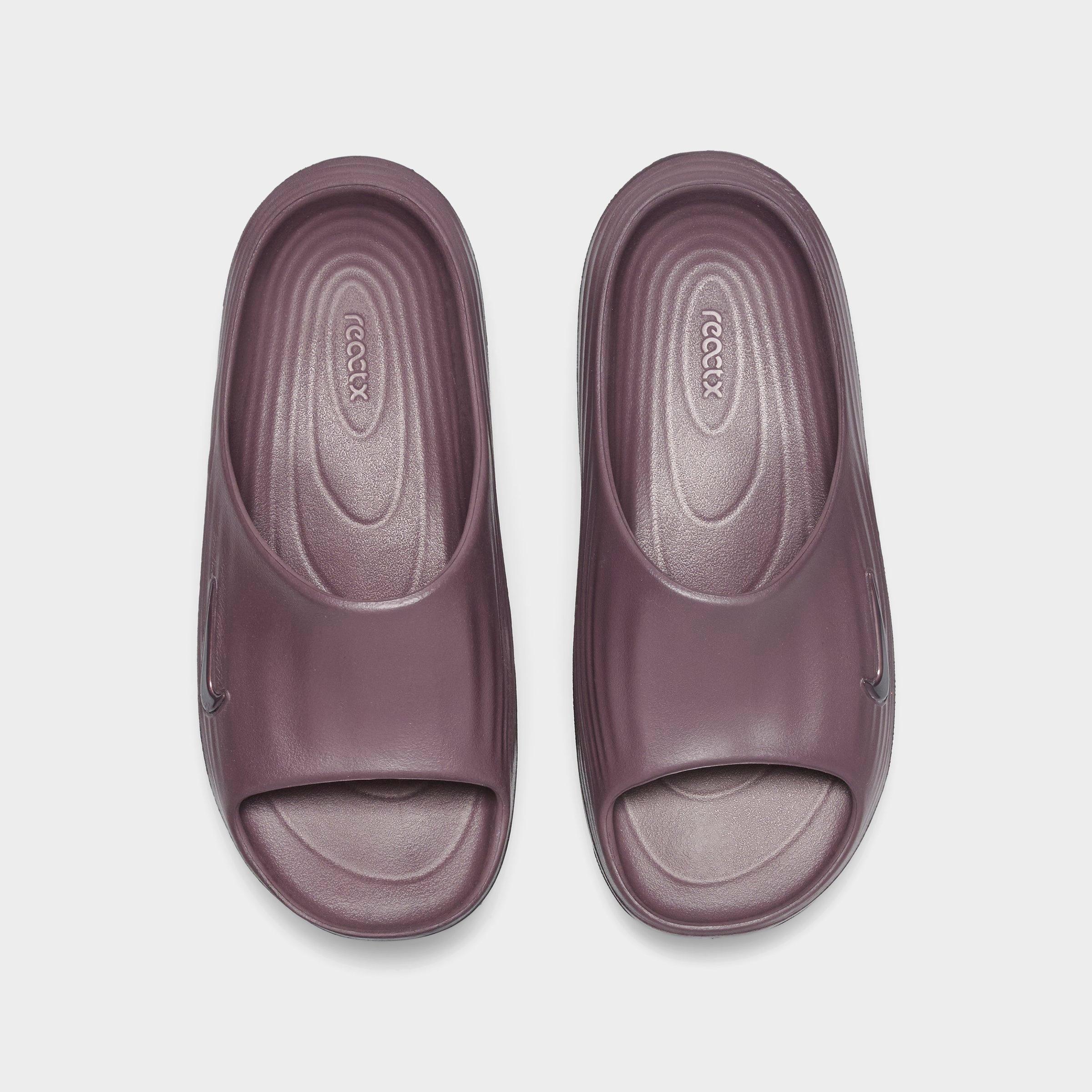 Women's Nithtke ReactX Rejuven8 Slide Sandals - Tattoo/Burgundy Crush - Top view