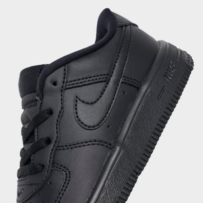 Infant and Kids' Toddler Nithtke Force 1 Low Casual Shoes - Part 1 - Black/Black/Black - Detail shot
