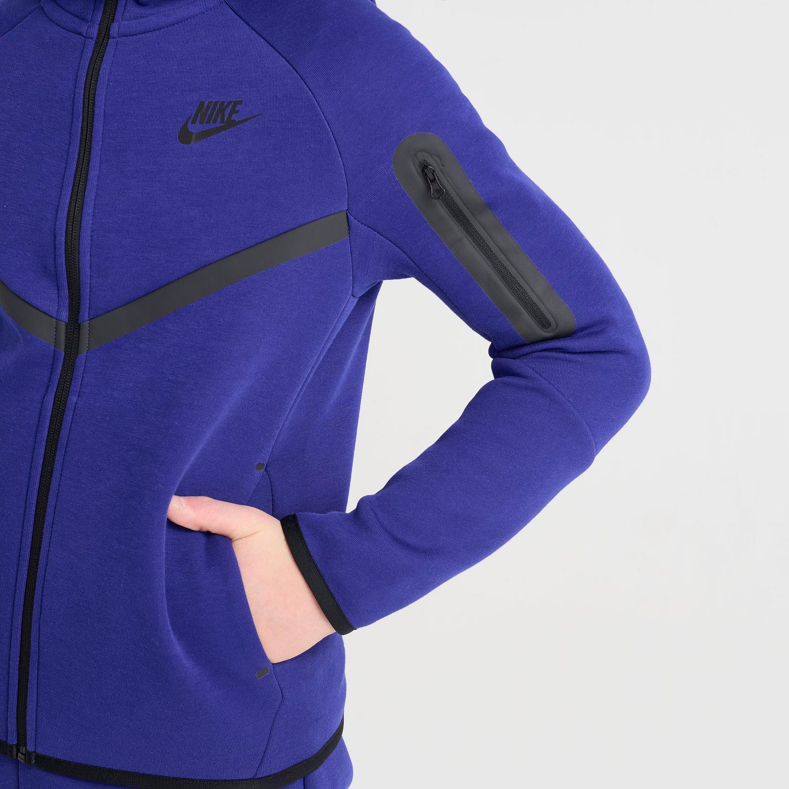 Boys' Big Kids' Nike Sportswear Tech Fleece Full-Zip Hoodie - Royal Blue