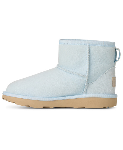 UGG® Kids Classic Mini II Slip-On Booties - Sky Blue