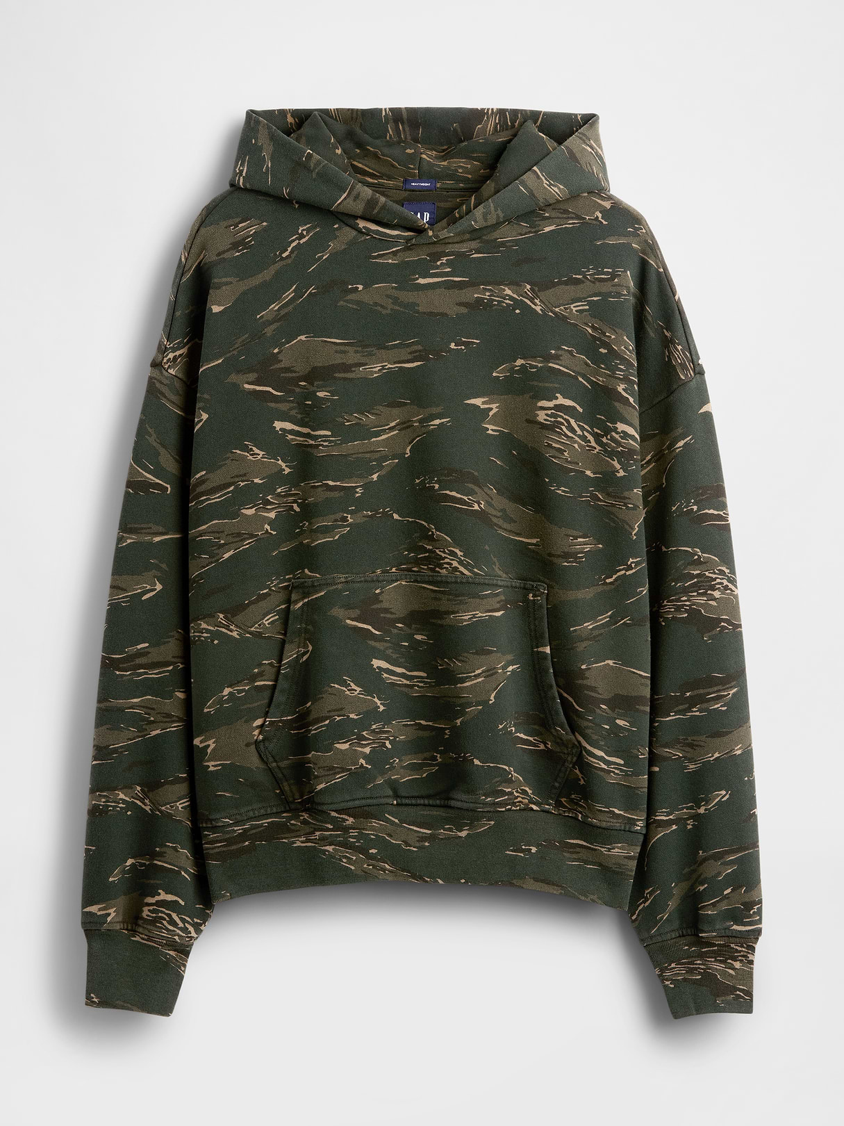 Adult Heavyweight Oversized Hoodie - black camo