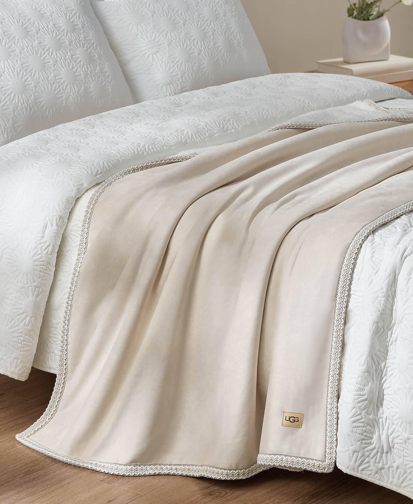Kirkwood UGG Braid Throw, 50" x 70" - Birch
