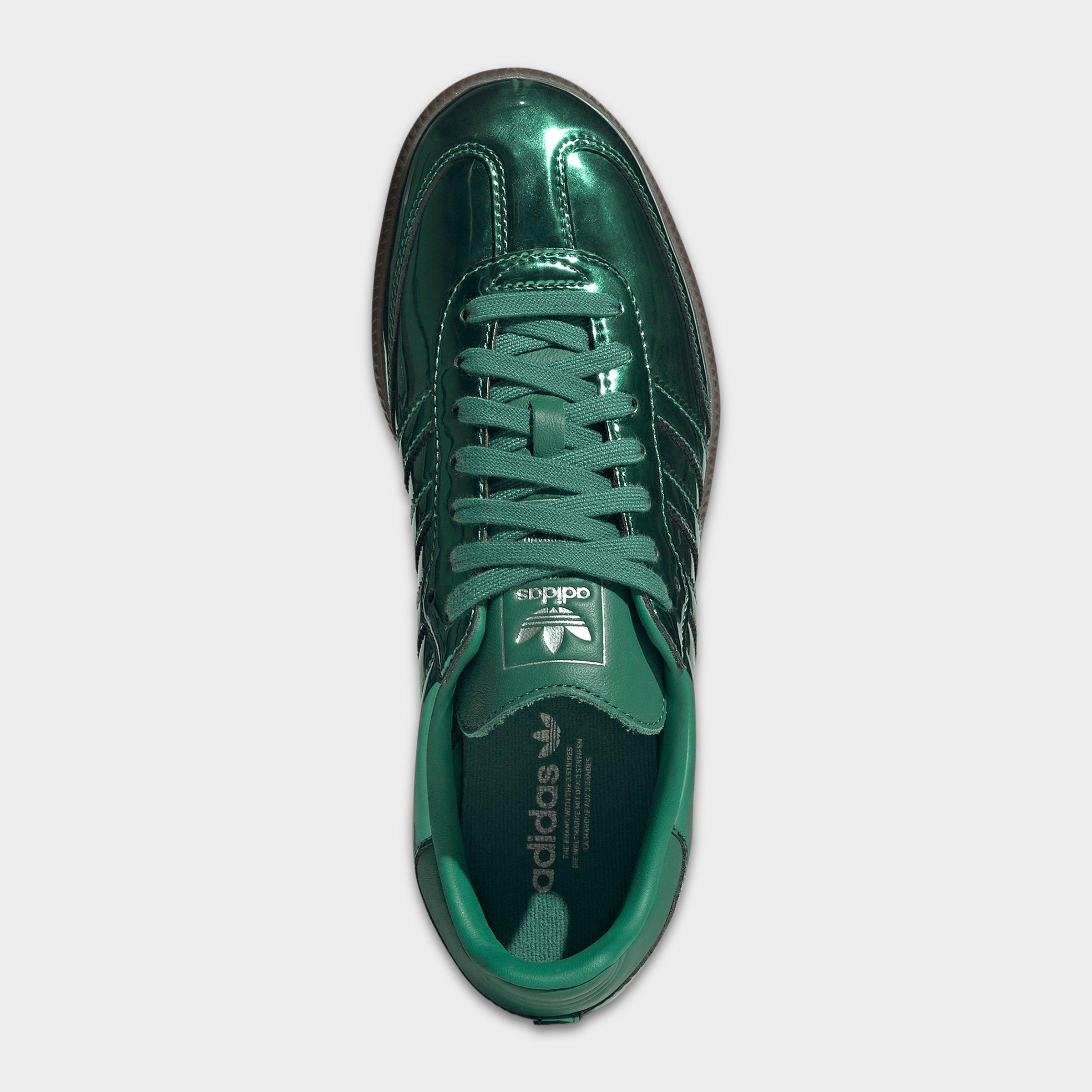 Women's adidas Originals Samba OG Casual Shoes - Part 4 - Blanch Green/Supplier Colour/Gum - Top view