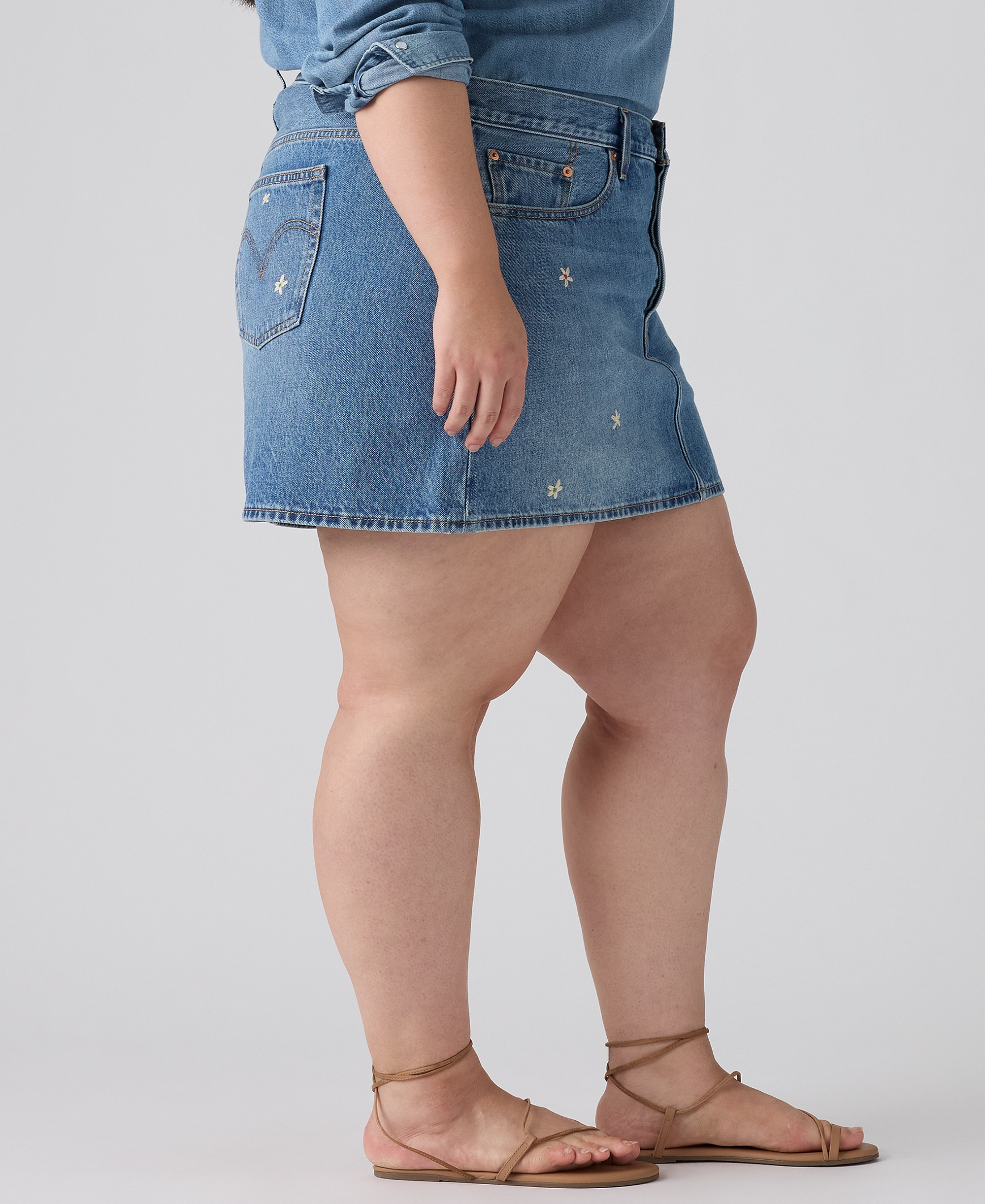 Levi's Premium Women's Icon Cotton Denim Skirt - Bee In The Bonnet Skirt