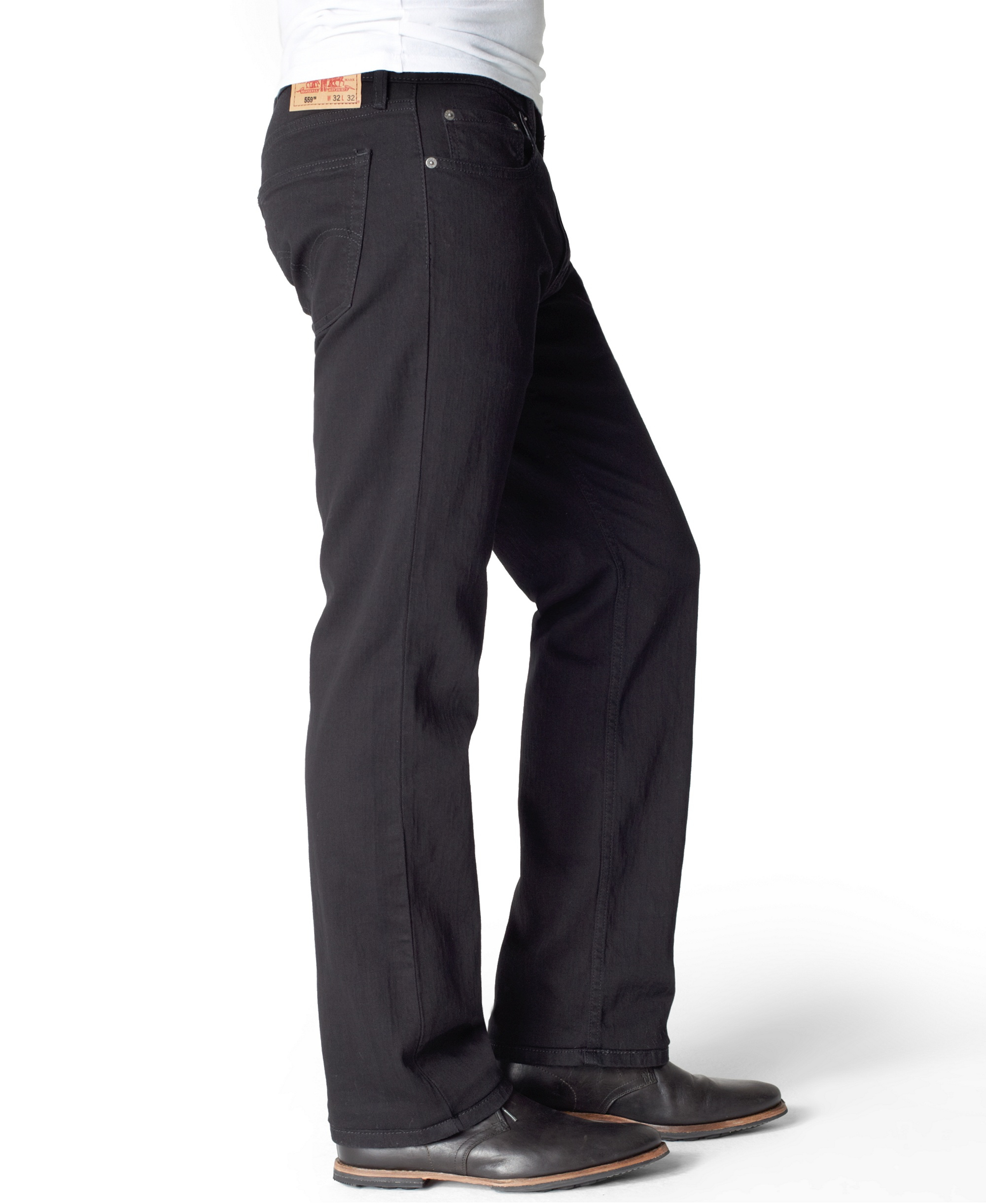 Levi's Men's 559 Relaxed Straight-Fit Stretch Jeans - Black