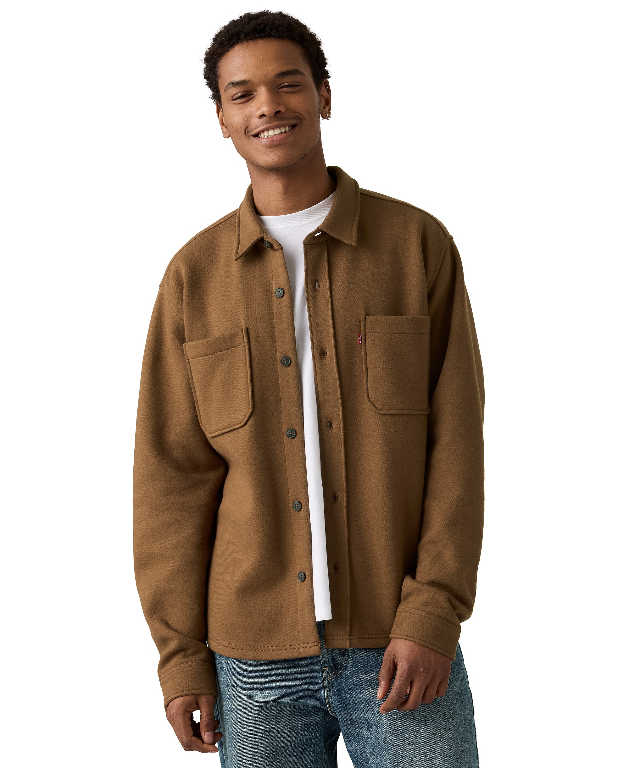 Levi's Men's Norwood Long-Sleeve Worker Shirt - Bison