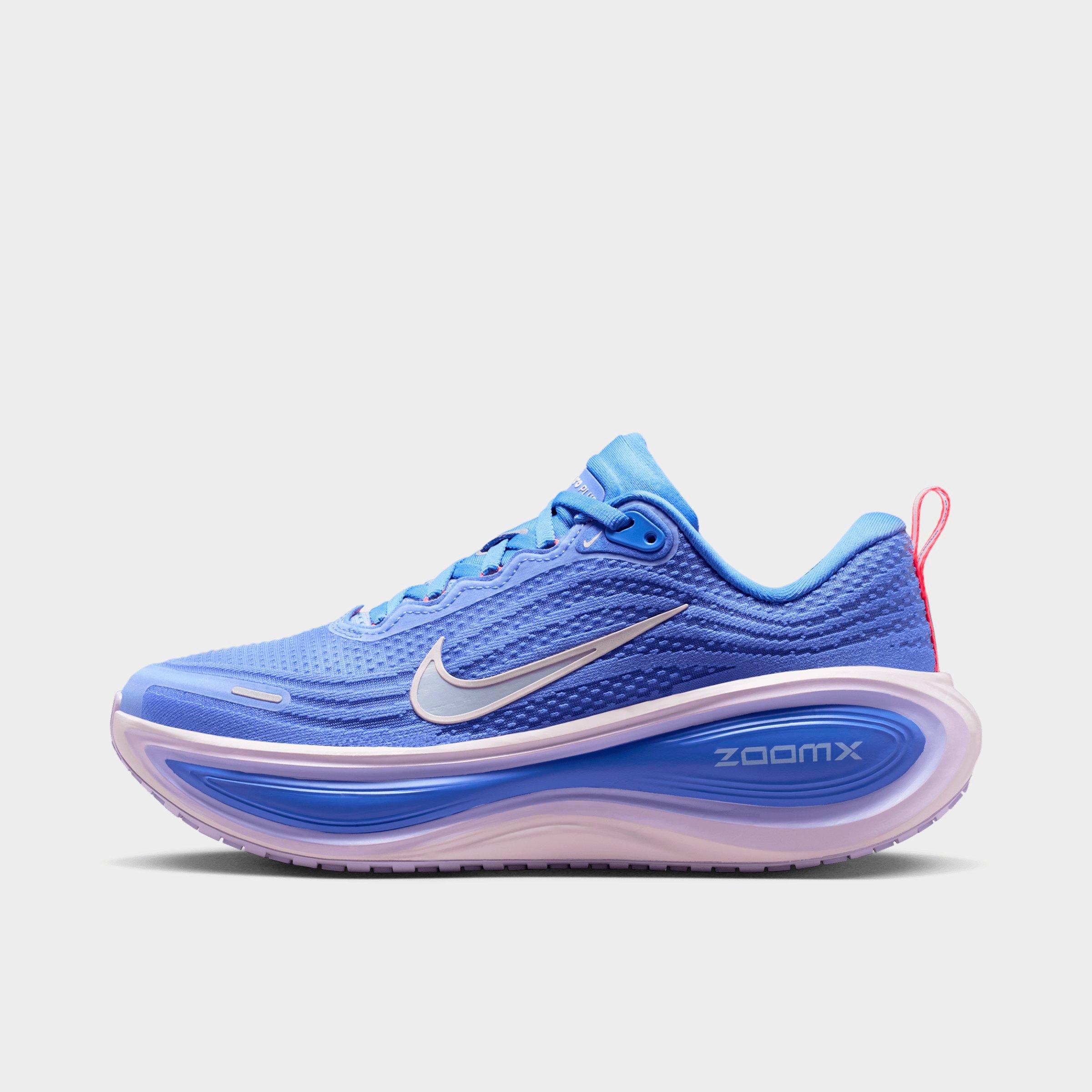 Women's Nithtke Vomero Plus Running Shoes - Part 1 - Sapphire/Violet Mist/Purple Pulse/Light Violet - Left shoe facing left. Outside of the shoe.