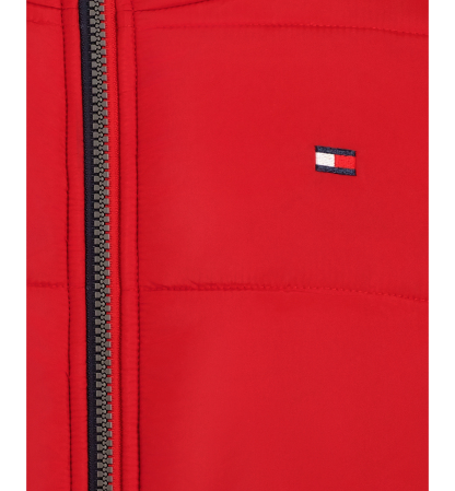Tommy Hilfiger Boys' 8-20 Logo Puffer Jacket - Scarlet Sage