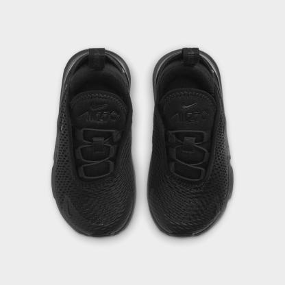 Kids' Toddler Nithtke Air Max 270 Casual Shoes - Black/Black - Top view