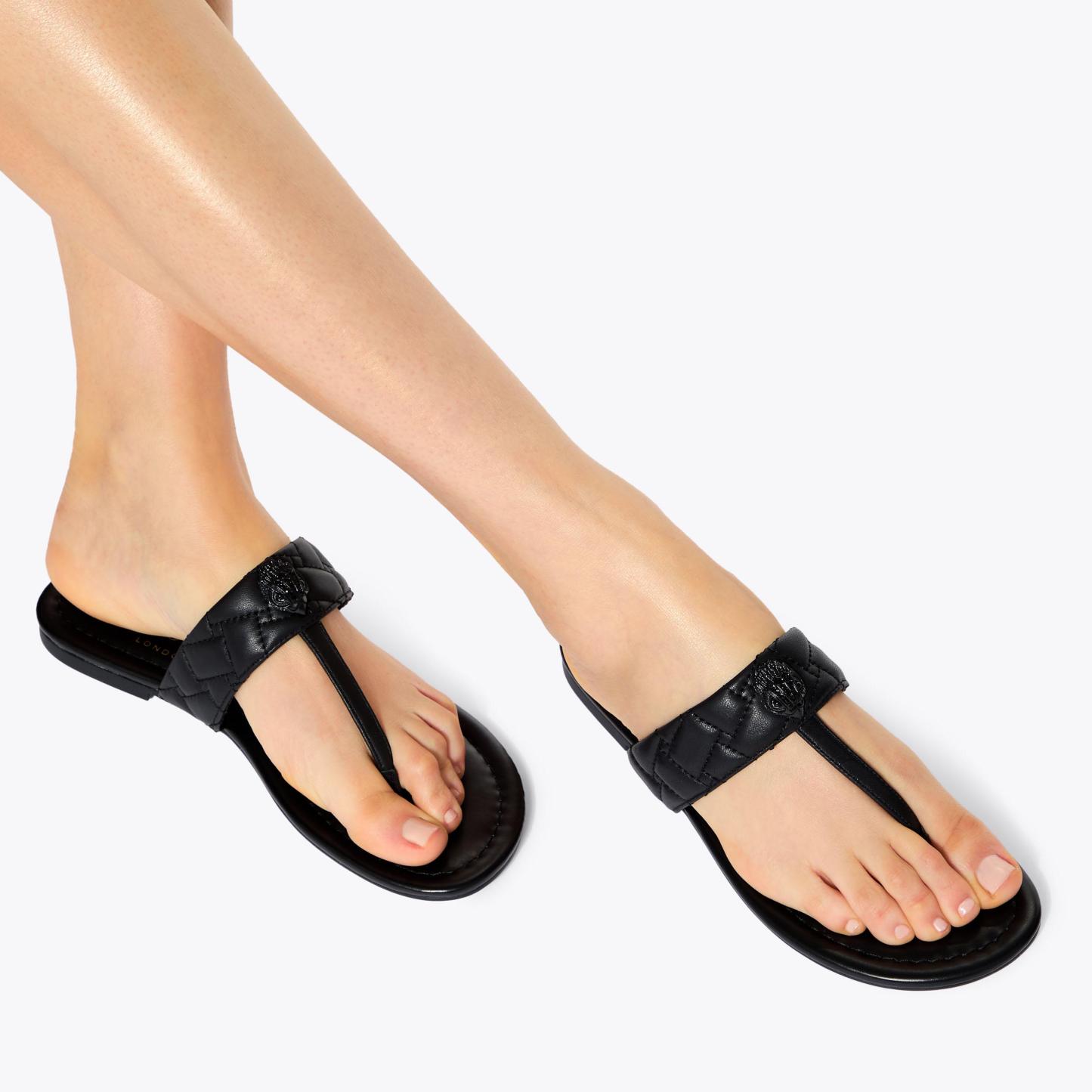 Kurt Geiger London Kensington T-bar Drench - Black - view 2
