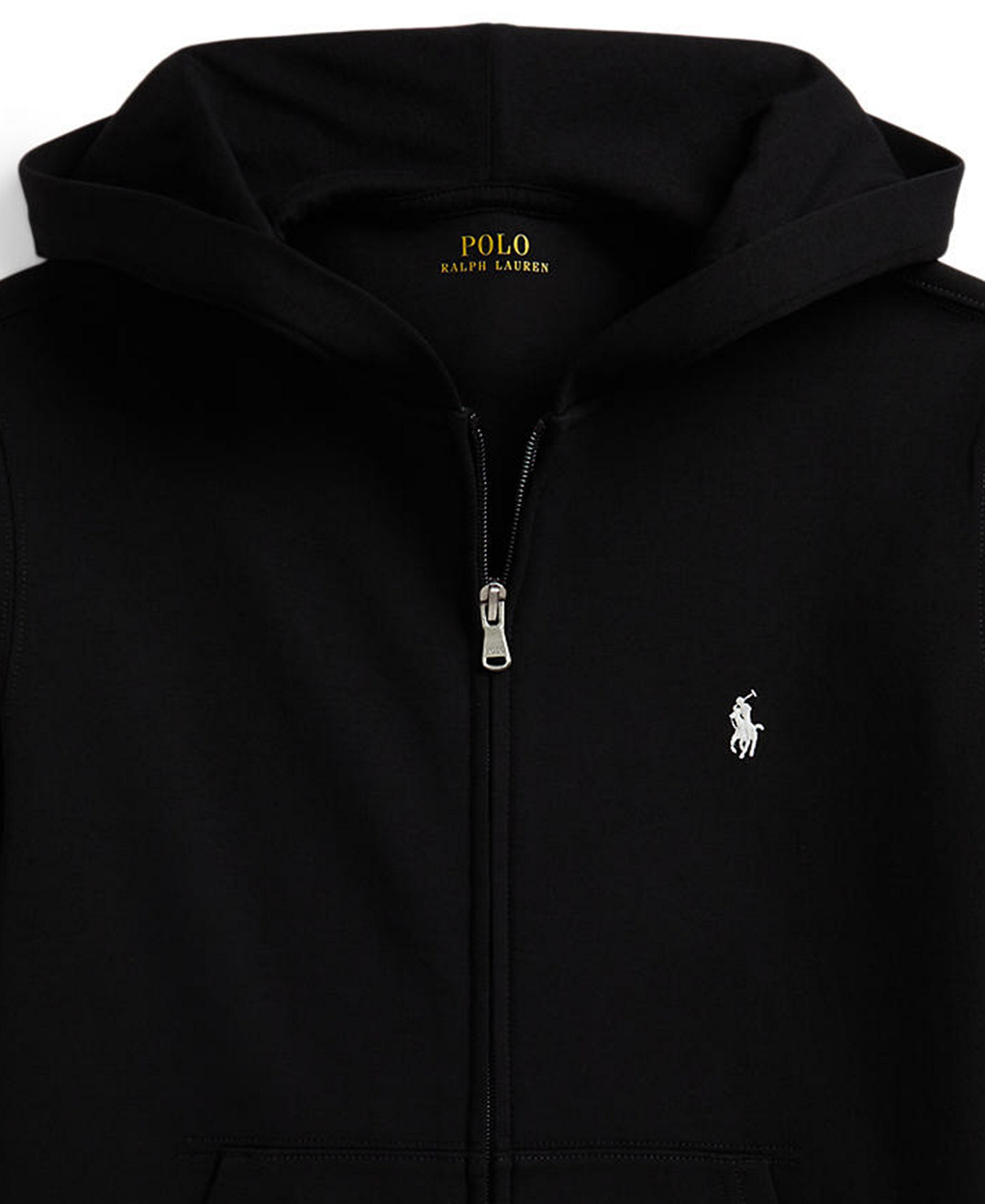 Polo Ralph Lauren Boys' 8-20 Double-Knit Full-Zip Hoodie - Polo Black
