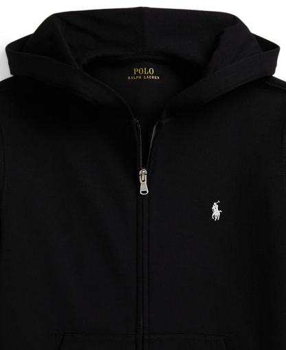 Polo Ralph Lauren Boys' 8-20 Double-Knit Full-Zip Hoodie - Polo Black
