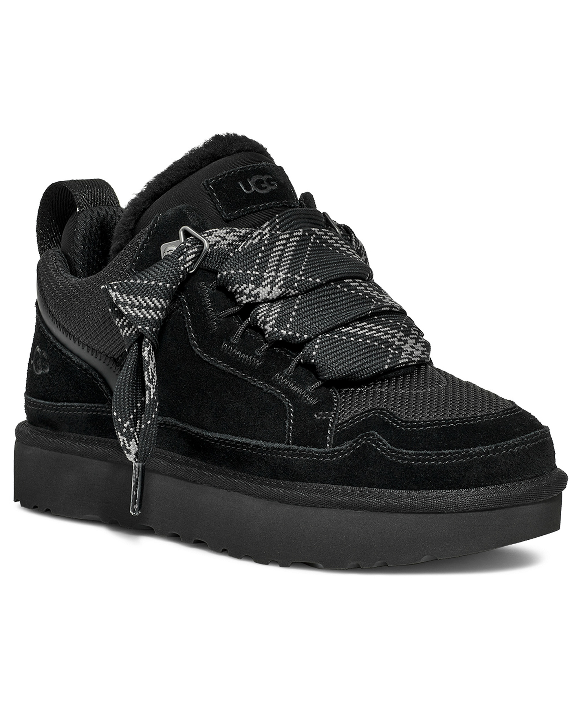 UGG® Women's Lowmel Lace-Up Sneaker Booties - Black