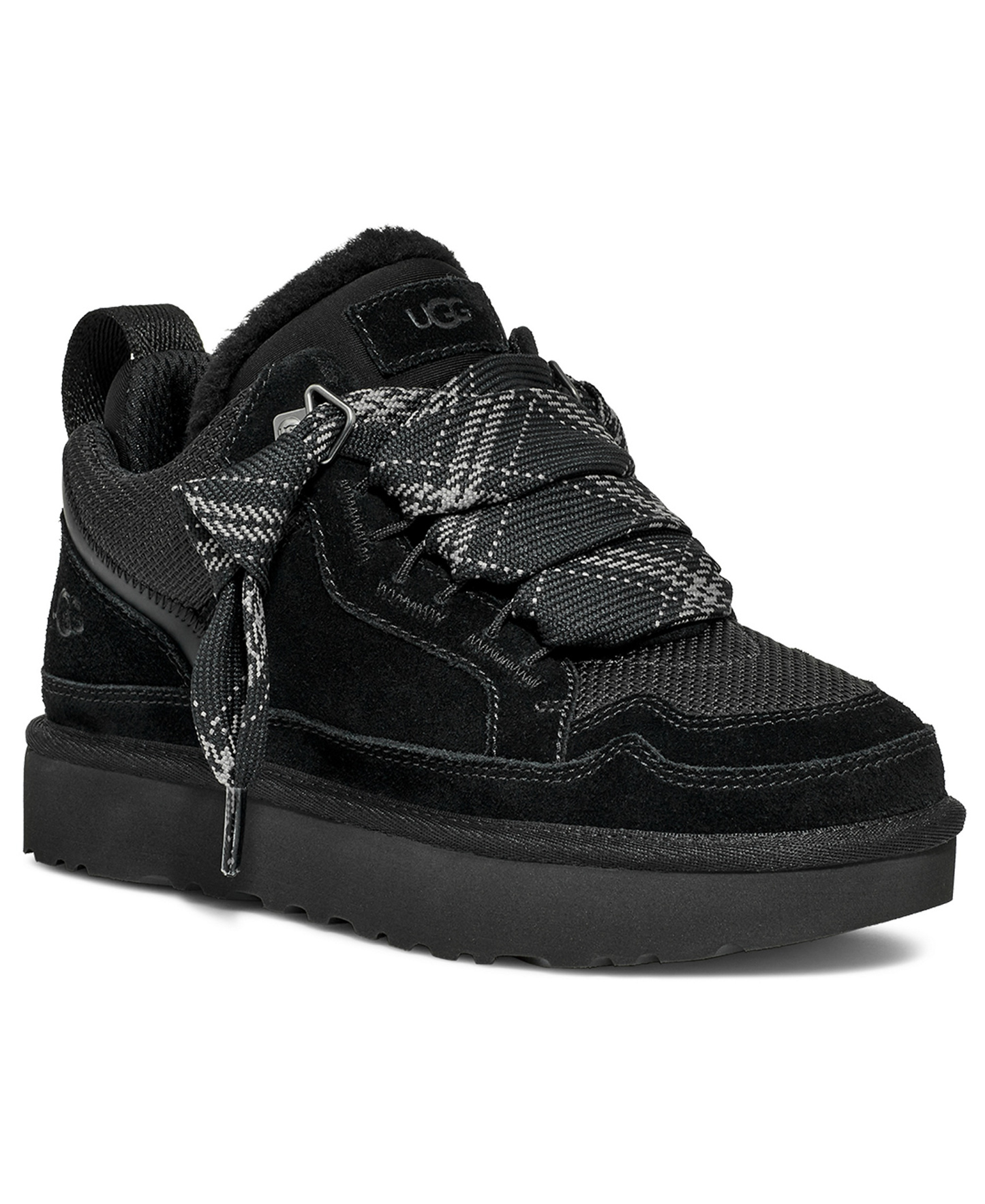 UGG® Women's Lowmel Lace-Up Sneaker Booties - Black
