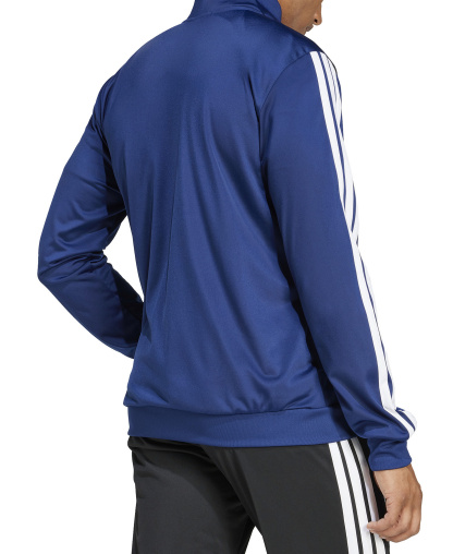 adidas Men's 3-Stripes Tricot Track Jacket - Dark Blue