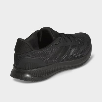 Men's adidas Runfalcon 5 Running Shoes (Wide Width) - Black/Black/White - view 4
