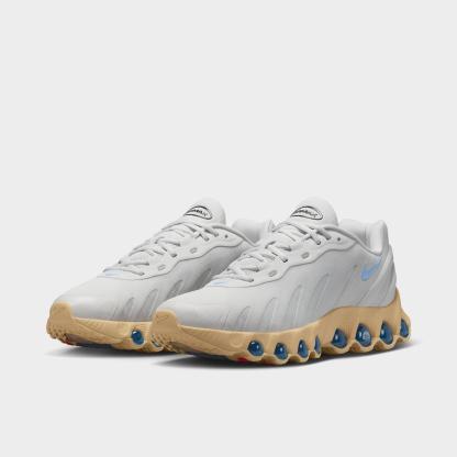 Men's Nithtke Air Max Dn8 Casual Shoes - Photon Dust/Team Gold/Black/Royal Pulse - Both shoes facing left