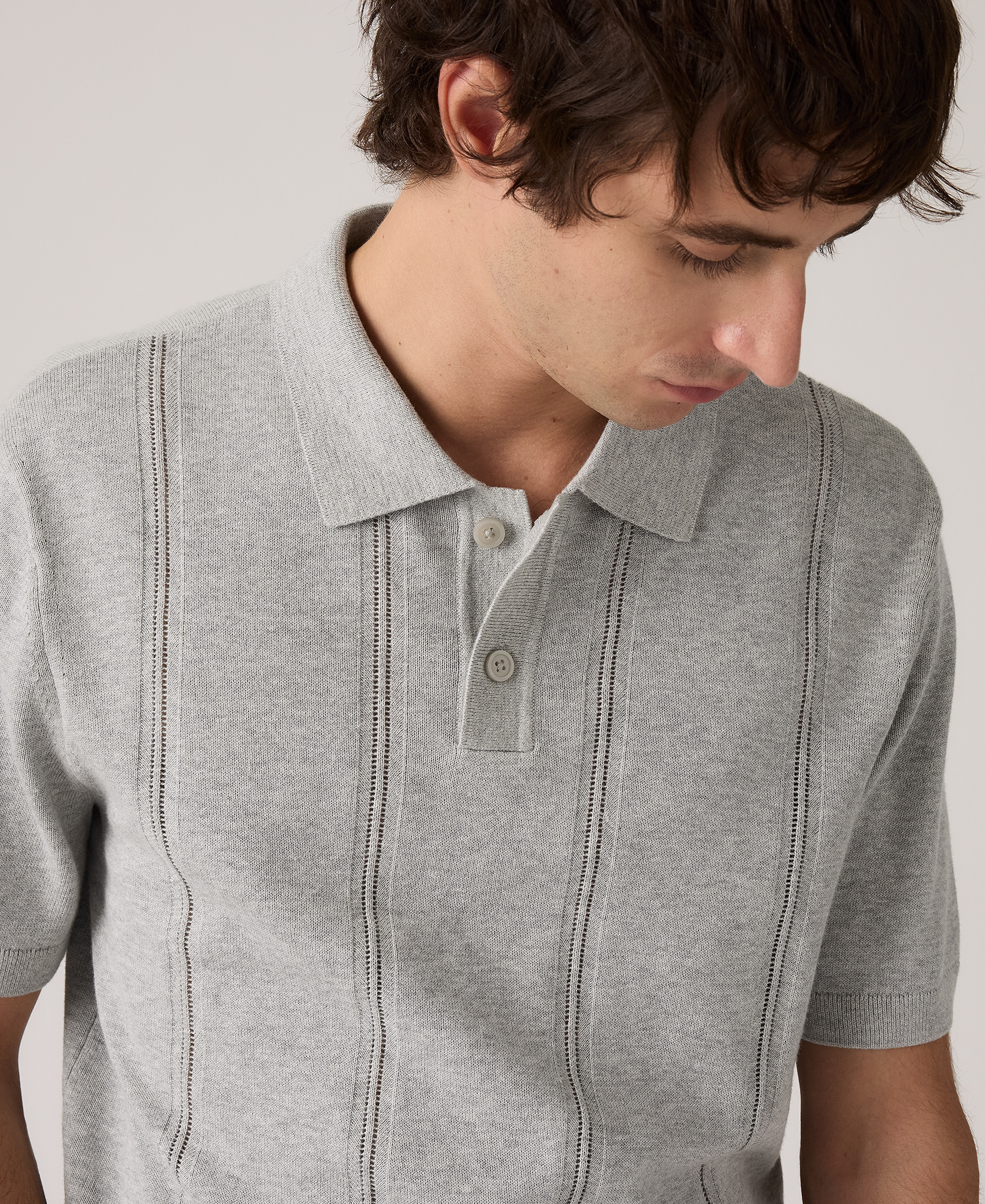 Levi's Men's Austin Polo Sweater - Gray