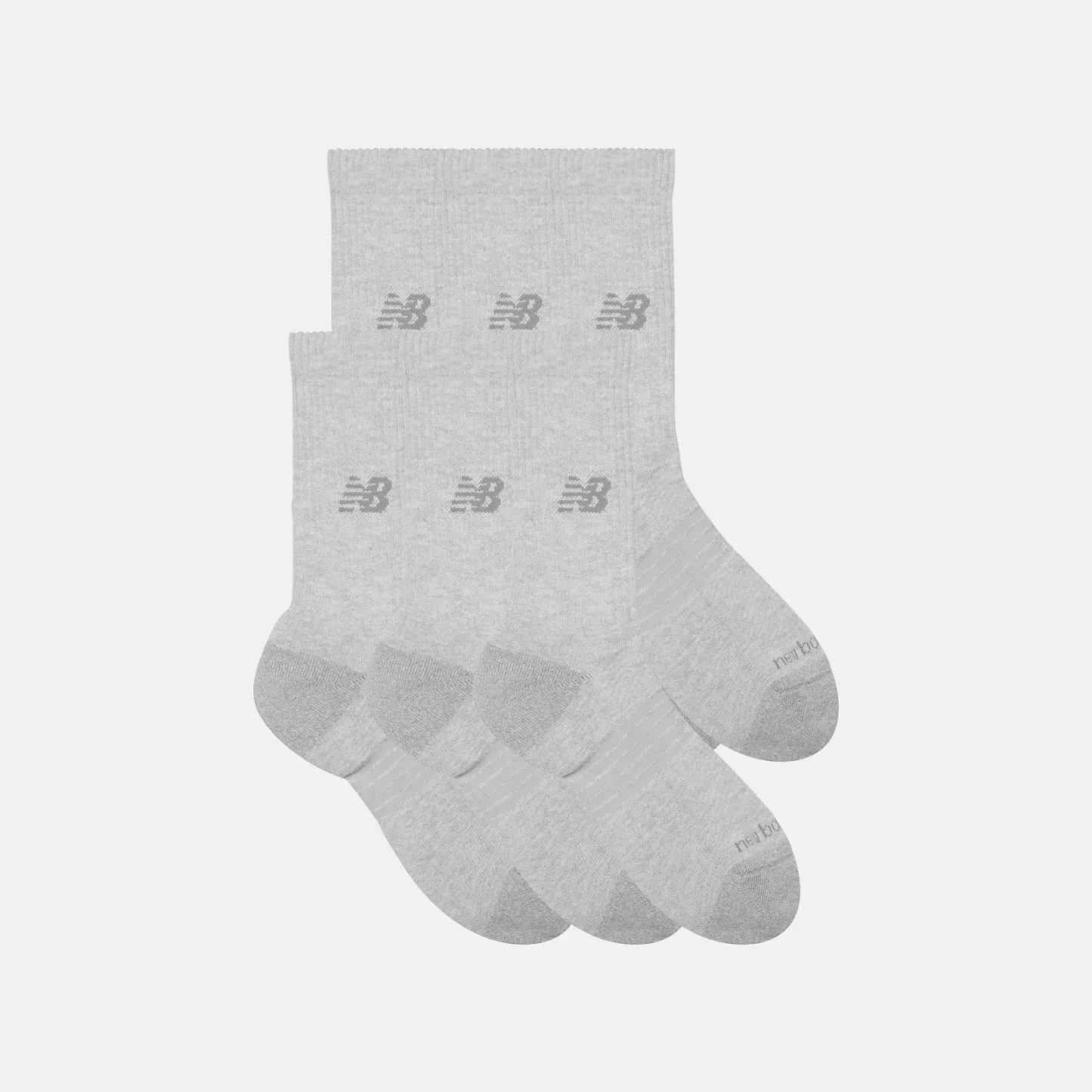 New Balance Active  Crew Socks 6 Pack, LAS65201AGT