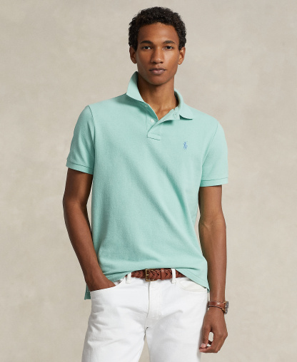 Polo Ralph Lauren Men's Classic-Fit Mesh Polo Shirt - Celadon